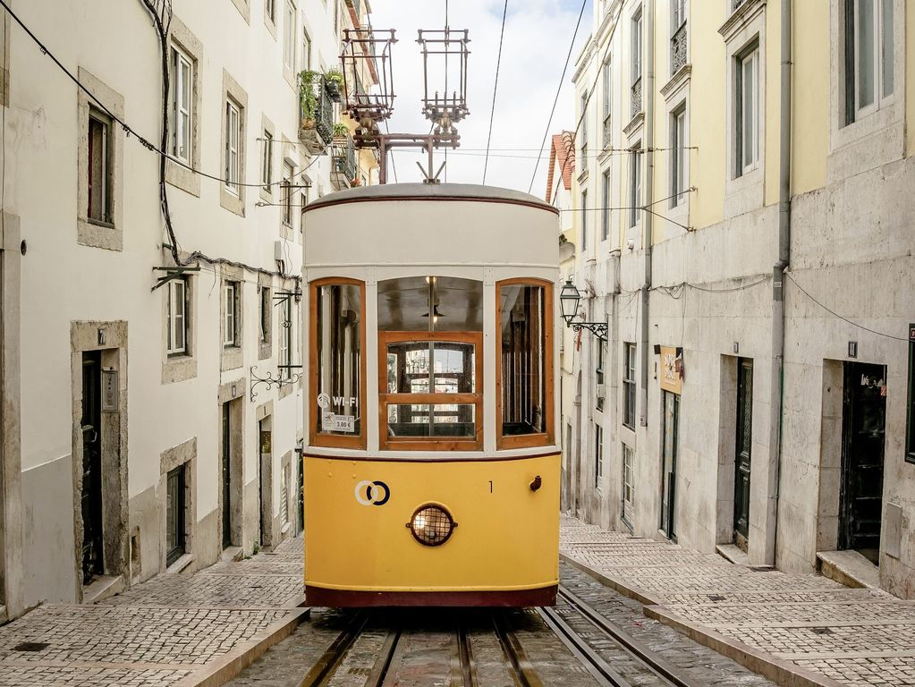 Lissabon gele tram